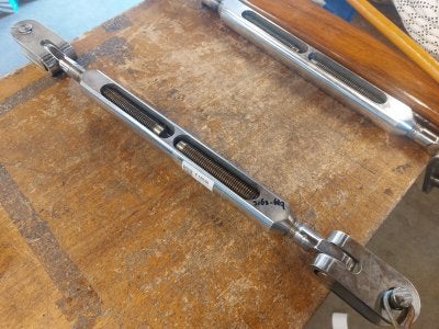 RVS Wantspanner M24  (L: 65 cm), Watersport en Boten, Bootonderdelen, Gebruikt