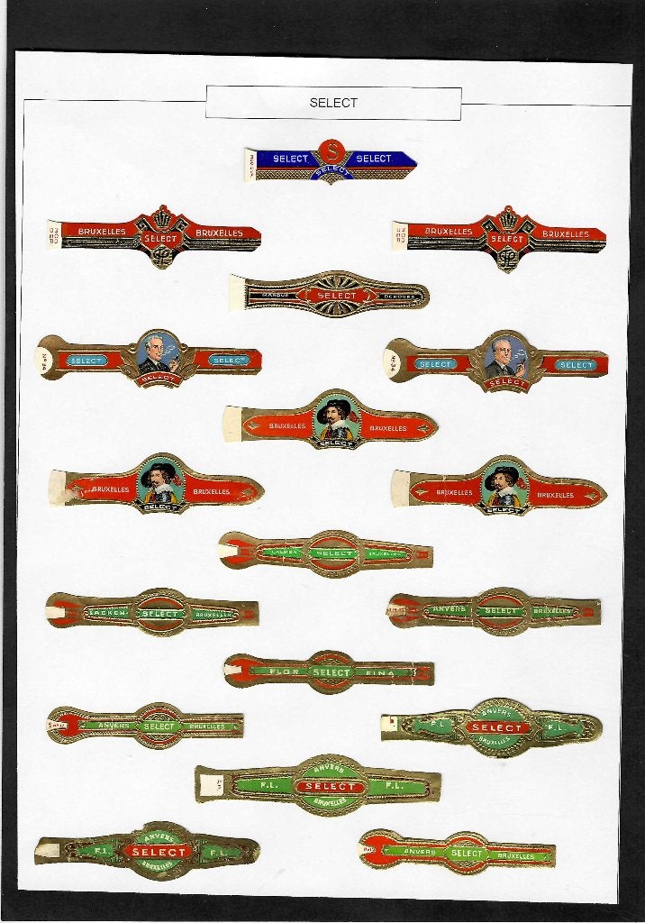 Select  18 banden, Ophalen of Verzenden, Gebruikt, Sigarenbandjes