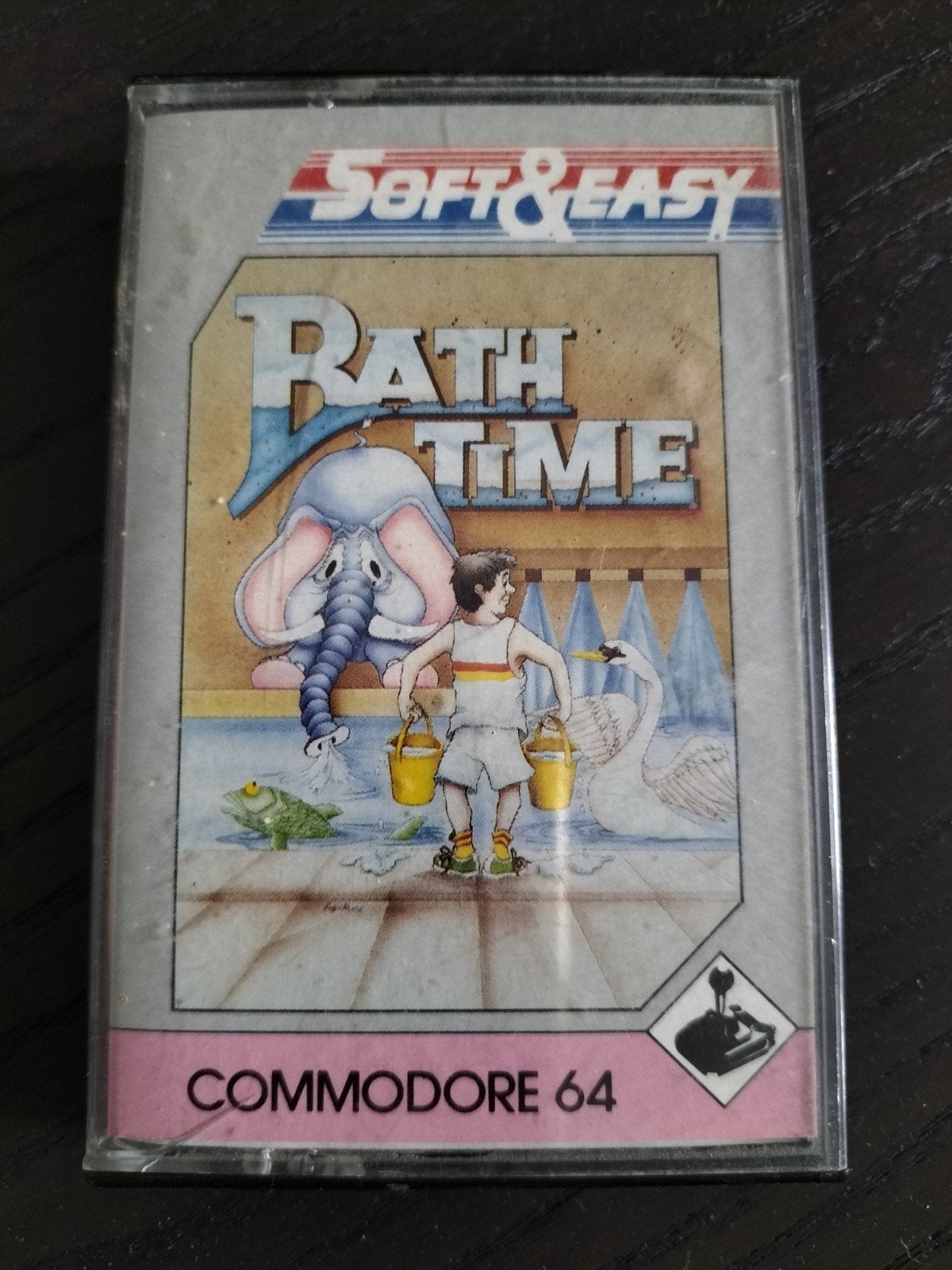 Soft & Easy Bathtime Waterfestijn Commodore 64 Cassette, Computers en Software, Vintage Computers, Ophalen of Verzenden
