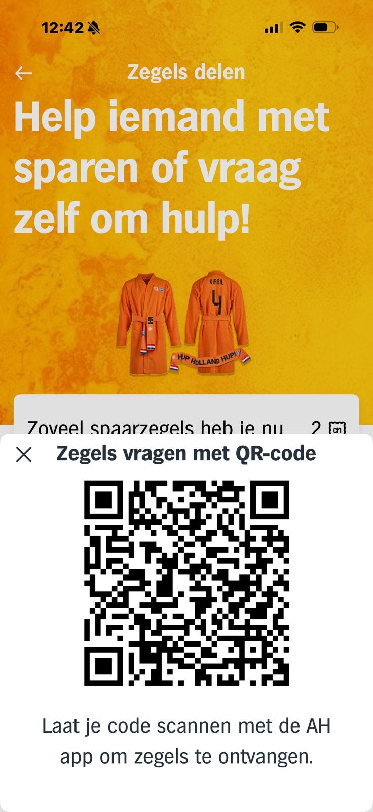 AH badjas zegels, Albert Heijn, Ophalen of Verzenden