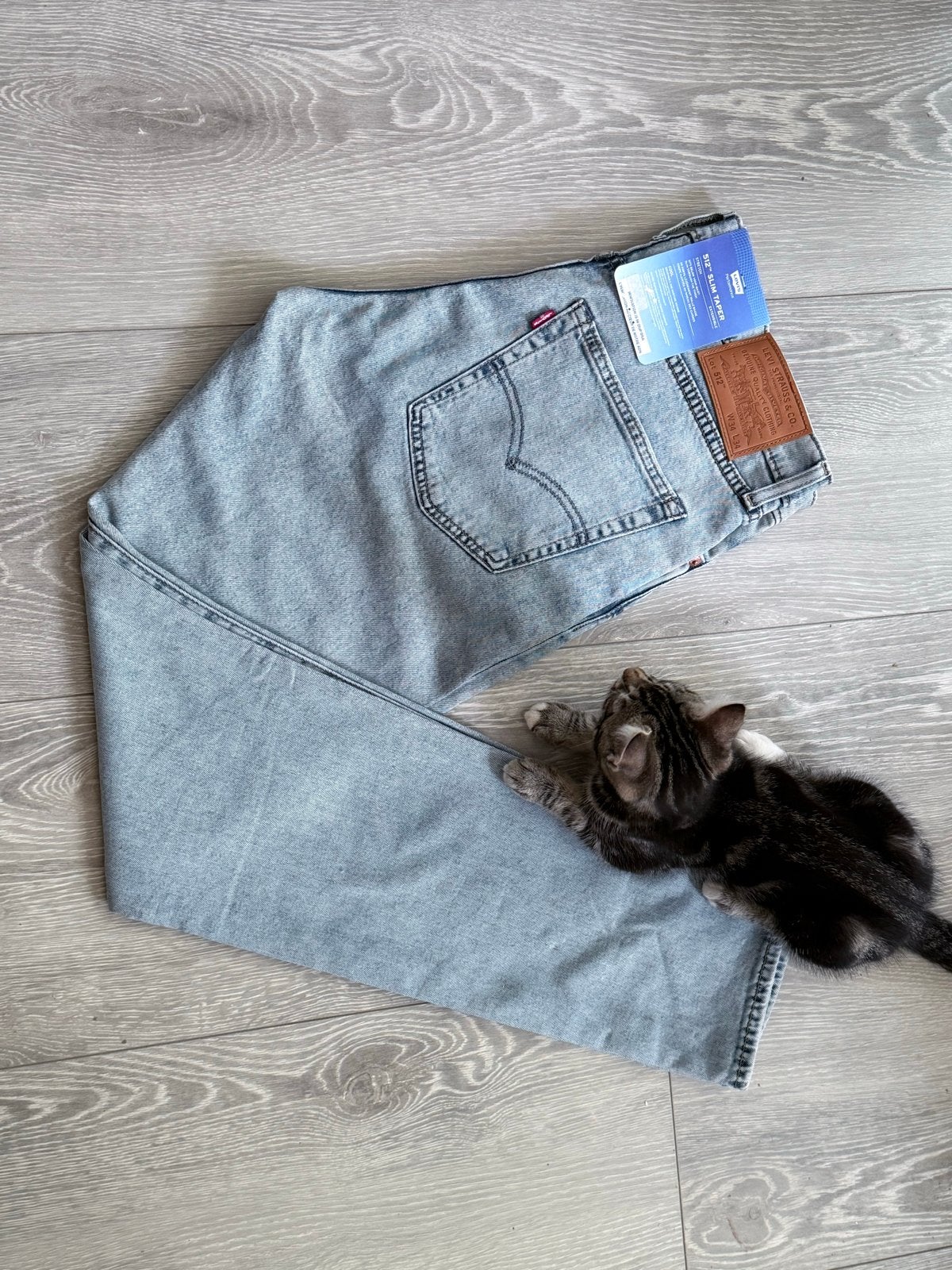 Levi's 512 Slim Taper Jeans - Nieuw met labels, Ophalen of Verzenden, Nieuw, Blauw, W33 - W34 (confectie 48/50)
