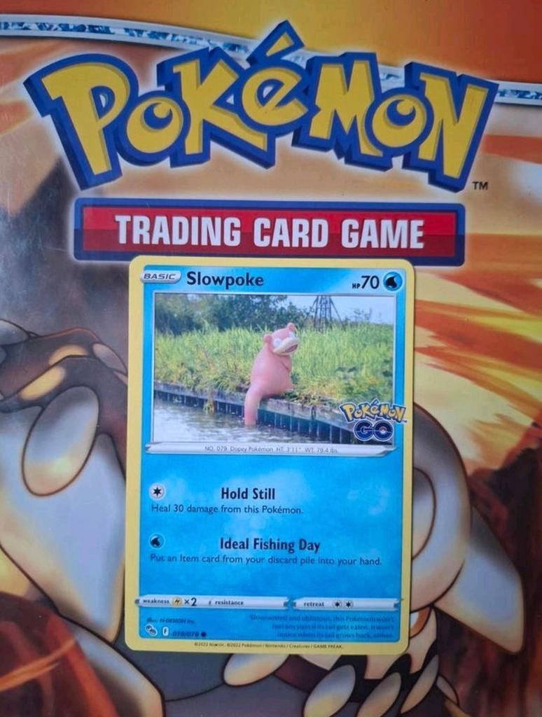 Slowpoke 019/078 Pokemon go set, Ophalen of Verzenden, Zo goed als nieuw, Losse kaart