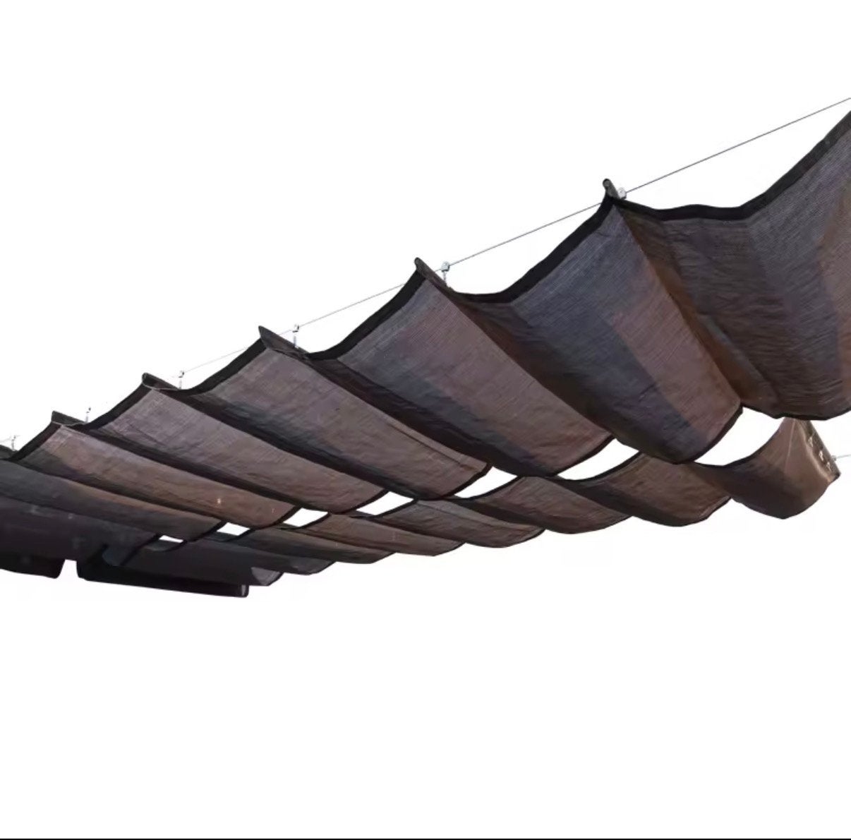 Pergola zonnedoek Dikker Anti-Uv HDPE 2 stuks, Ophalen, Overige typen, Nieuw, Minder dan 250 cm
