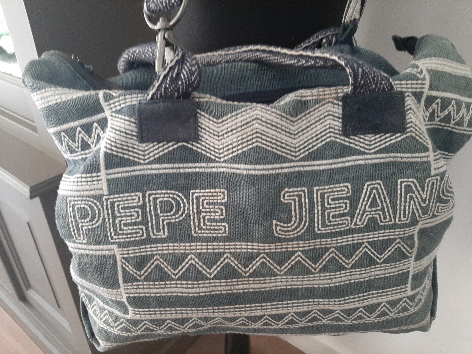 pepe jeans tas, Ophalen of Verzenden, Zo goed als nieuw, Blauw, Handtas