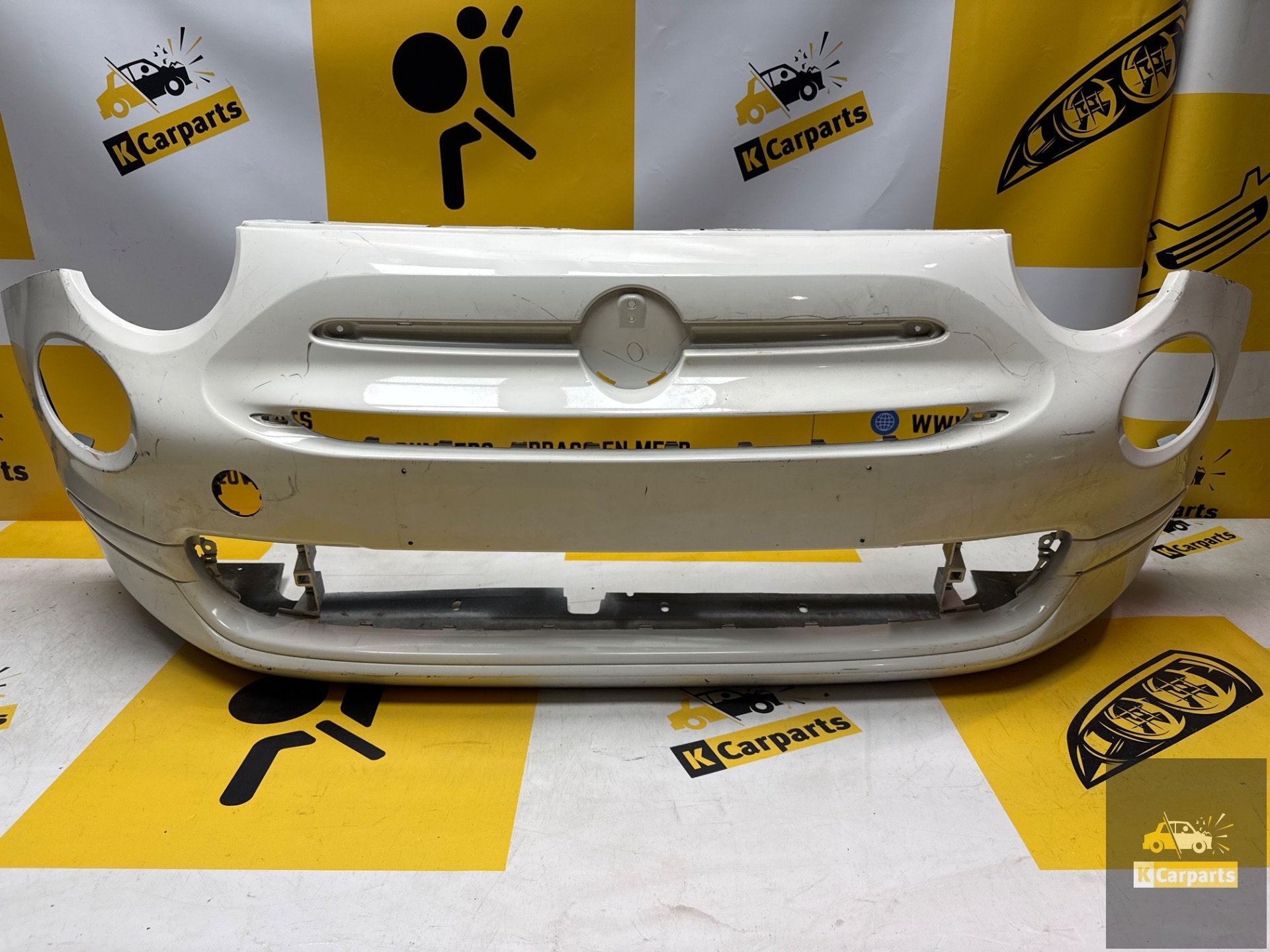 Voorbumper Fiat 500 bumper 735619476 2015-2023 origineel, Info@fabrikant.eu, Ophalen of Verzenden, Bumper, Fiat