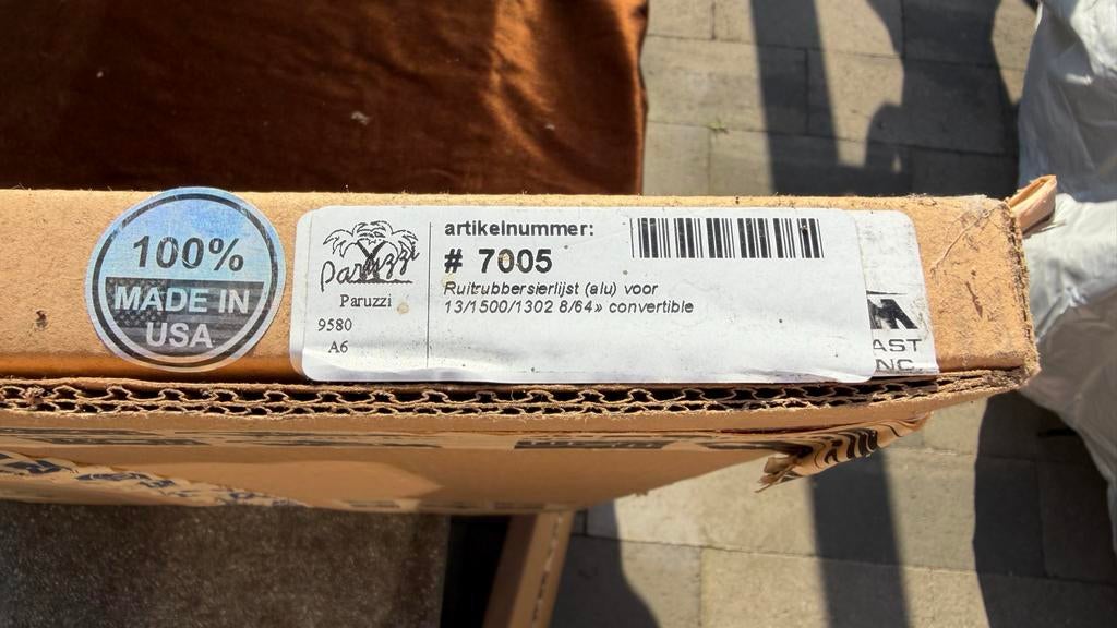 Ruitrubbersierlijst (alu) voor Volkswagen Kever 1300, Ophalen, Nieuw