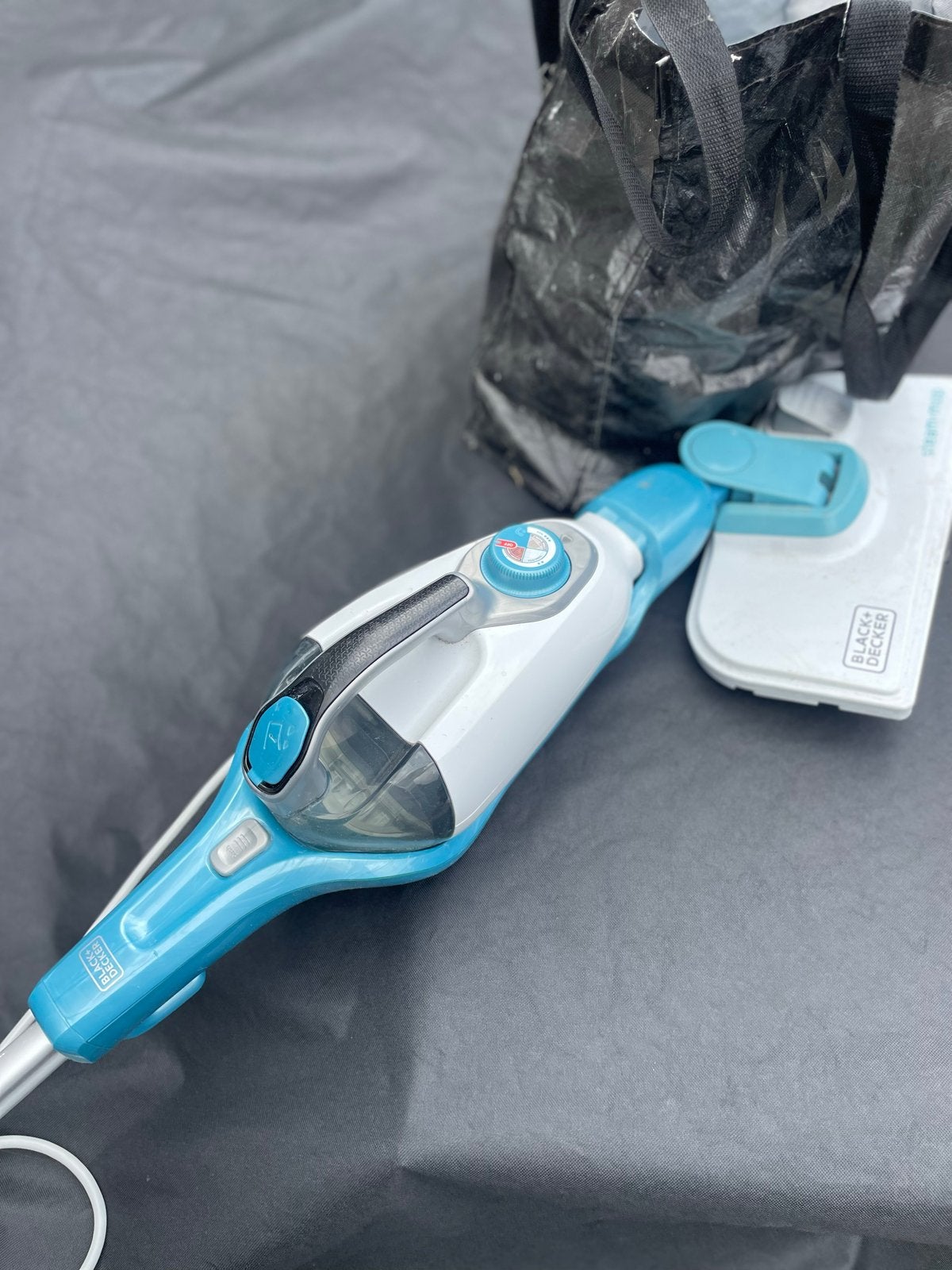 Black+Decker Stoommop met accessoires, Ophalen, Zo goed als nieuw, Stoomreiniger