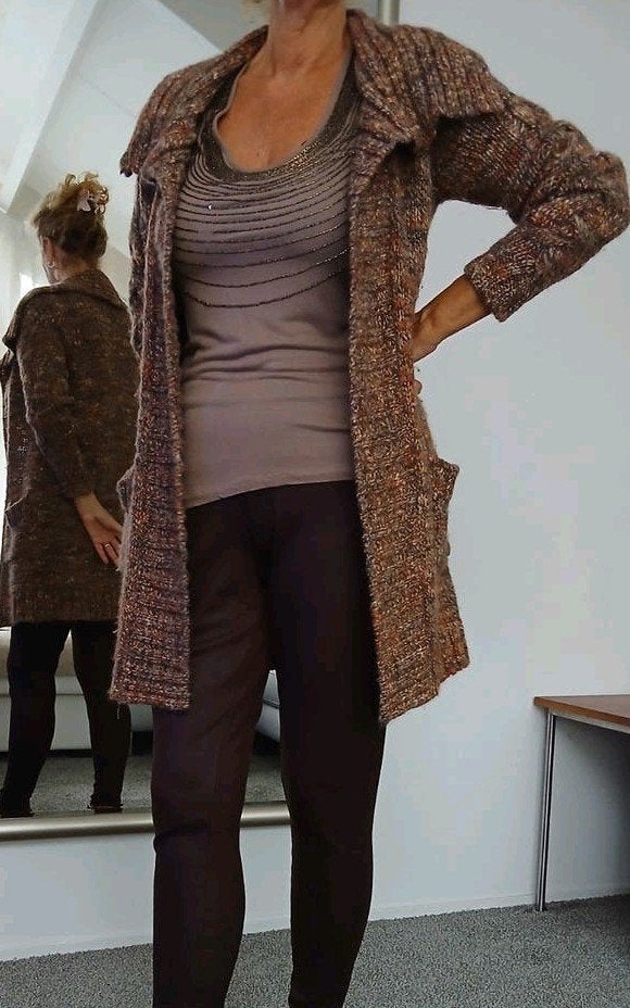 Warm Esprit vest maat xl - perfect voor de koud, Bruin, Maat 42/44 (L), Ophalen of Verzenden, Zo goed als nieuw
