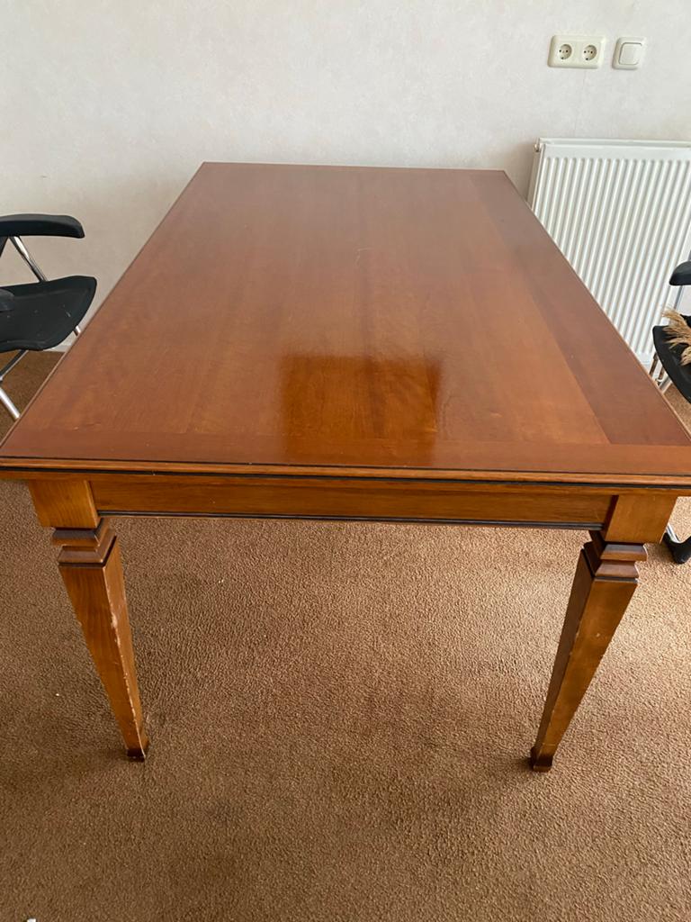 Eettafel 155x9075 cm - Klassiek design, Huis en Inrichting, Tafels | Eettafels, Ophalen, Gebruikt, 50 tot 100 cm, 150 tot 200 cm