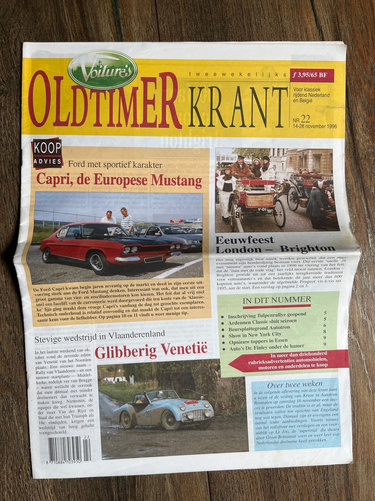 Oldtimer Krant: Koopadvies Ford Capri, Boeken, Ophalen of Verzenden, Gelezen, Ford