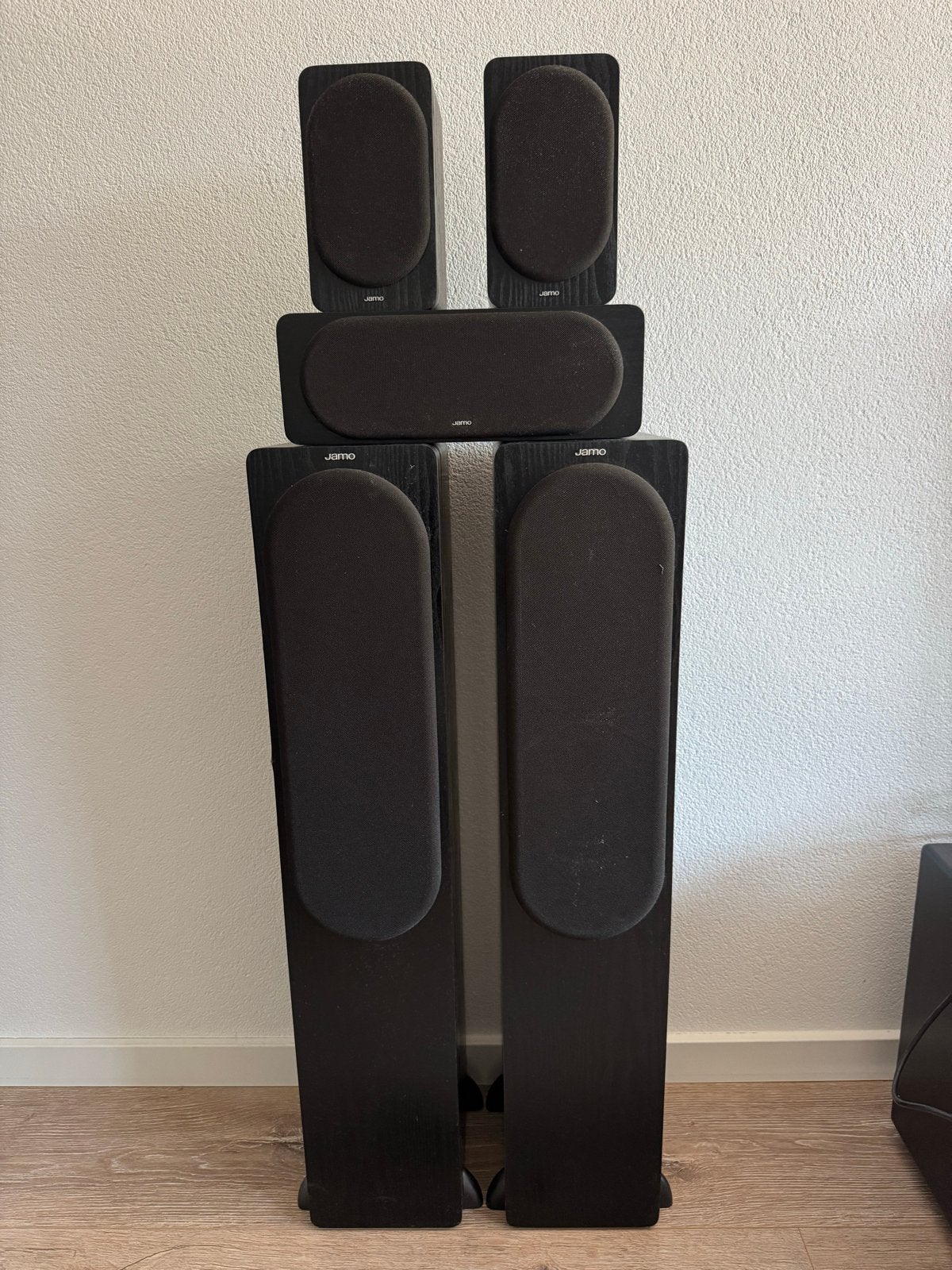 Jamo S 426 HCS 3 5.0 Home Cinema Speakerset, Audio, Tv en Foto, Luidsprekers, Ophalen, Gebruikt, 120 tot 150 watt, Surroundset