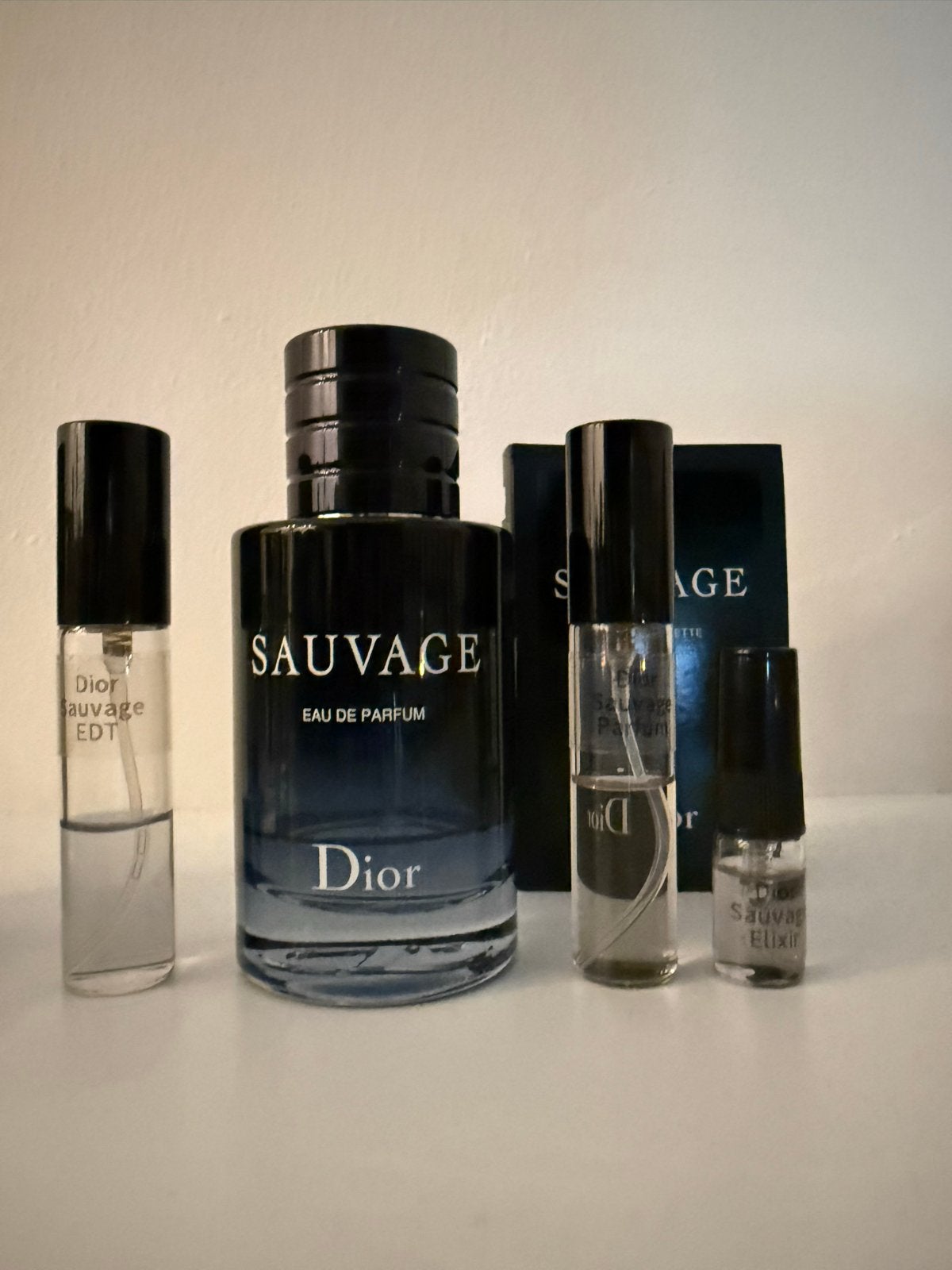 Dior Sauvage Collectie: EdP, EdT, Parfum & Elixir, Verzenden, Gebruikt