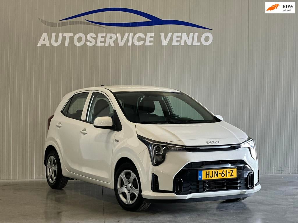 Kia PICANTO 1.0 DPI DynamicLine Automaat Apple/carplay NIEUW, Stof, Wit, Origineel Nederlands, Bedrijf