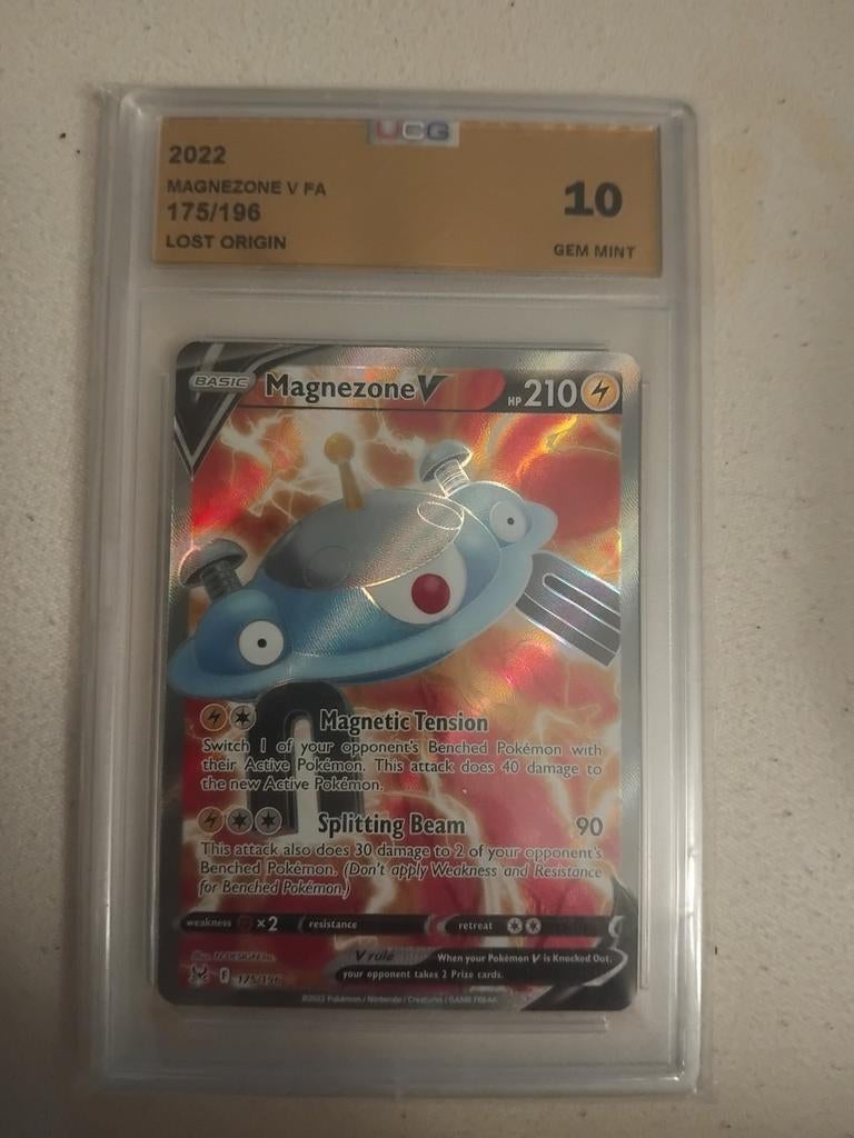 Magzone V FA 175/196 Lost Origin PSA 10 Gem Mint, Ophalen of Verzenden, Nieuw, Losse kaart, Foil