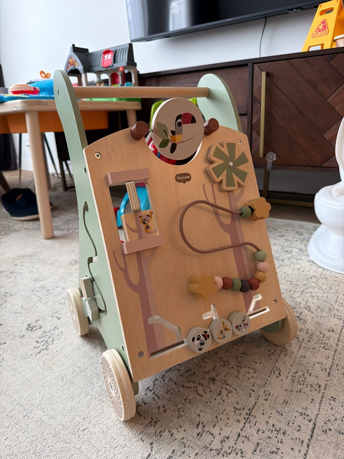 Tiny Love Houten Baby Walker - Zo goed als nieuw, Ophalen, Zo goed als nieuw, Overige typen