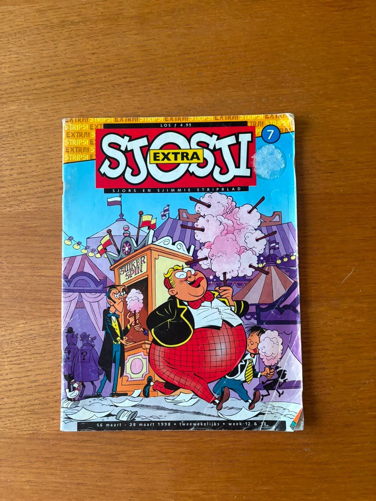 SJOJSI Extra stripblad - Sjors en Sjimmie - nummer 7 (1998), Eén stripboek, Ophalen of Verzenden, Gelezen