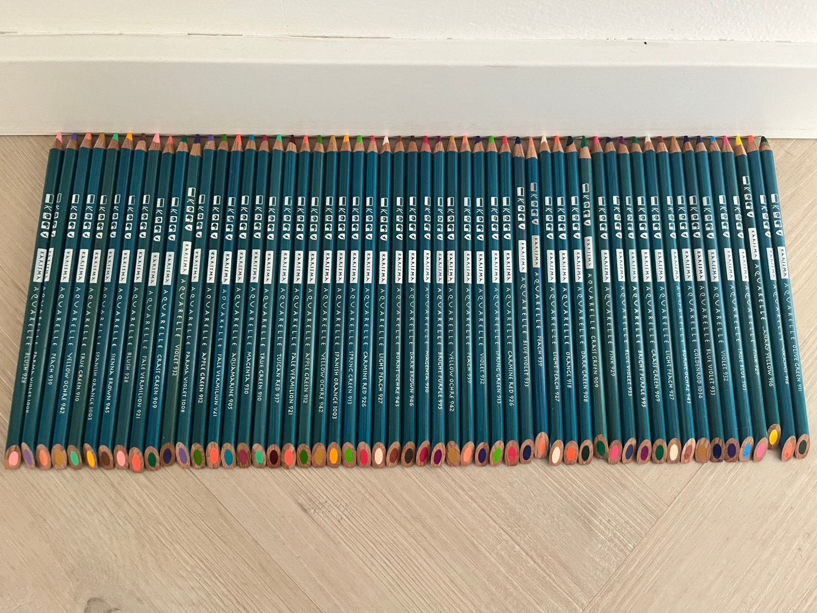 54 Karisma Aquarelle Potloden, Ophalen, Zo goed als nieuw, Potlood of Stift