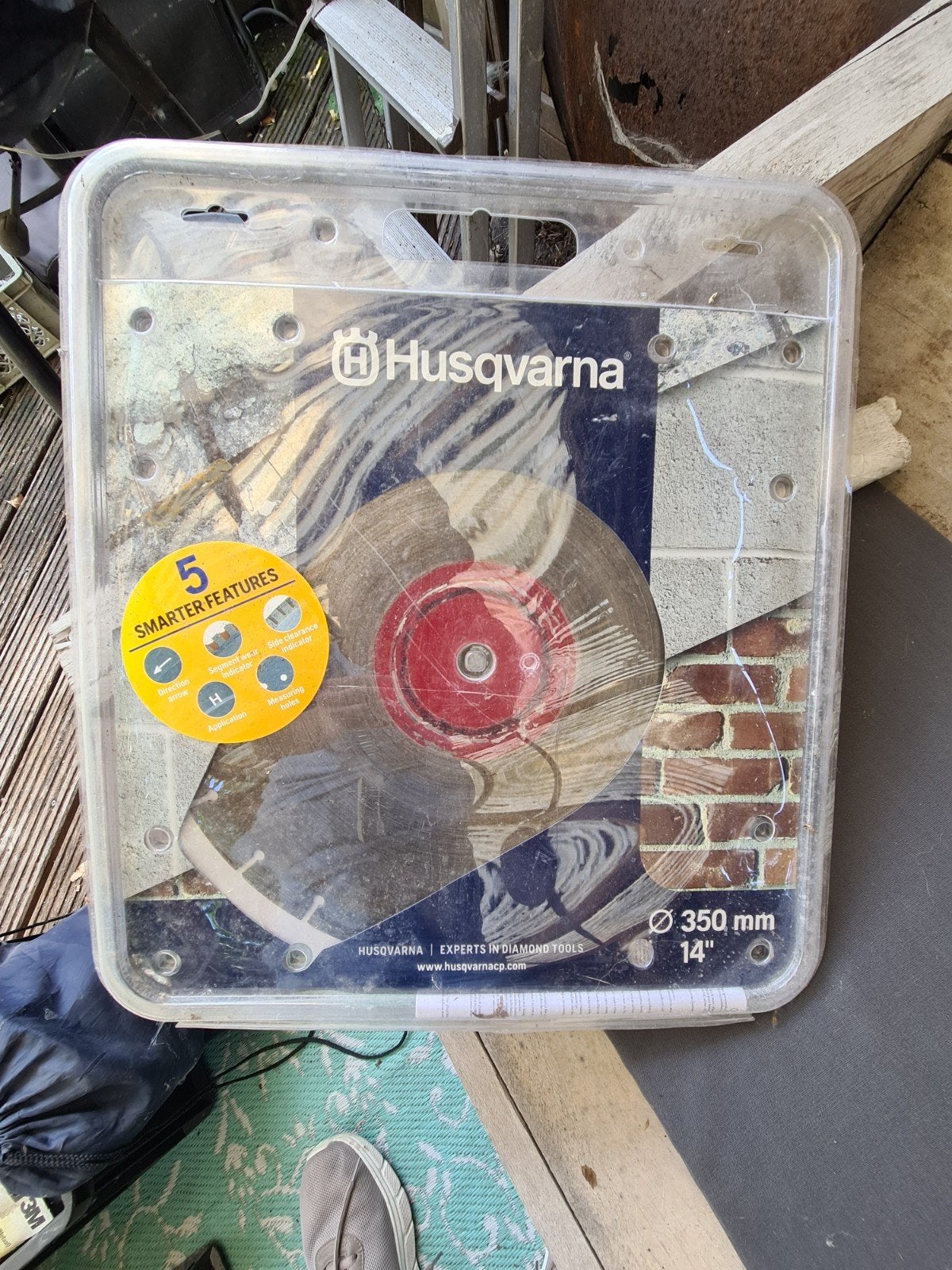 Husqvarna Vari-Cut S45 Diamantschijf 350mm (14 inch), Ophalen, Gebruikt
