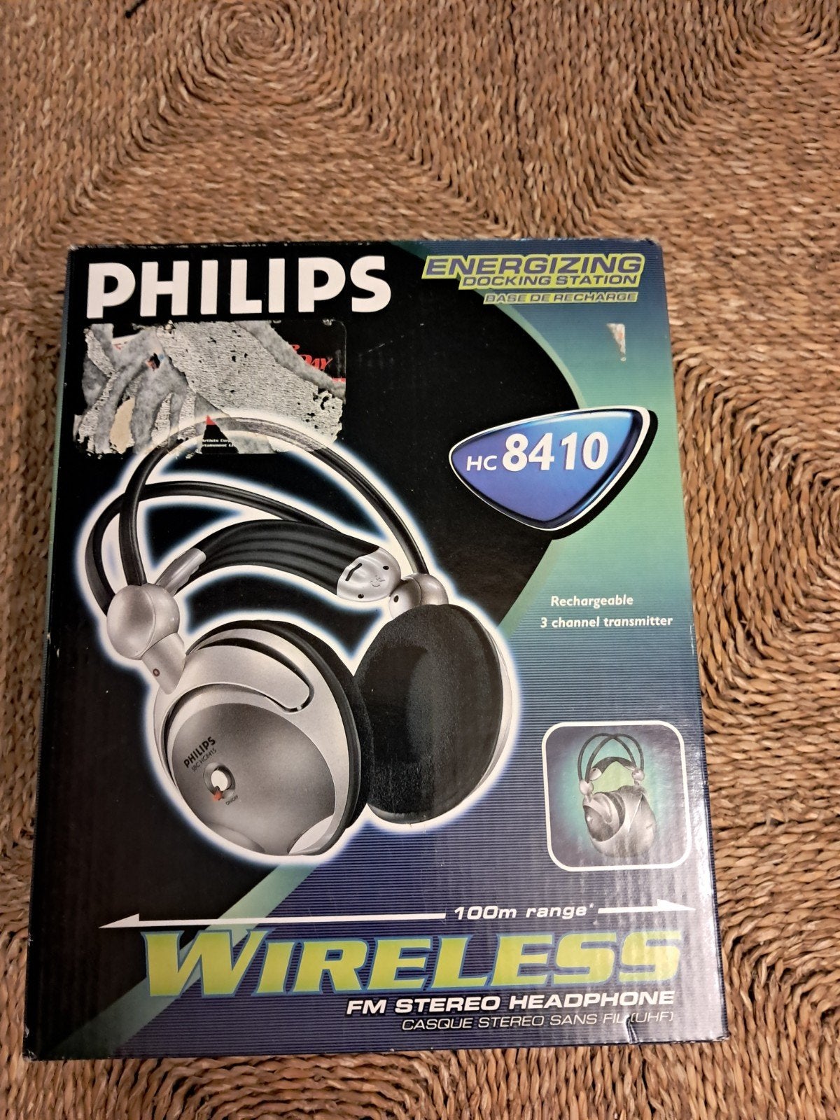 Philips SBC HC8410 Draadloze FM Stereo Hoofdtelefoon, Audio, Tv en Foto, Ophalen, Philips, Nieuw, On-ear