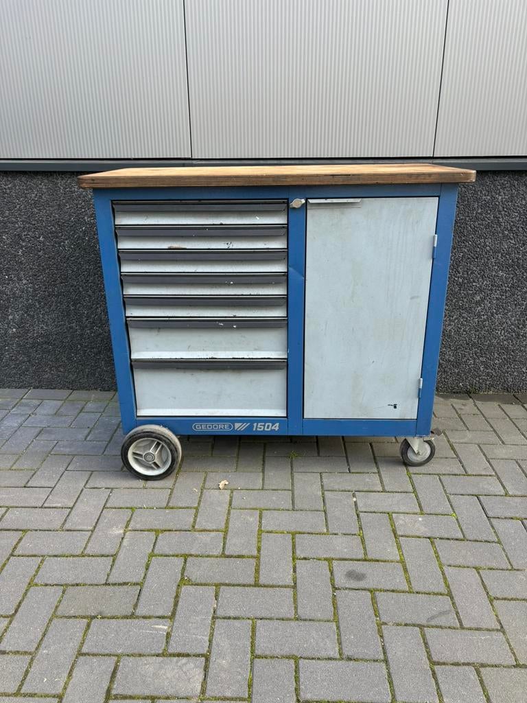 Gevulde Gedore 1504 gereedschapskist / wagen, Ophalen, Postbus 488, 2400 AL Alphen aan den Rijn, Gebruikt, Technag@gedore.nl