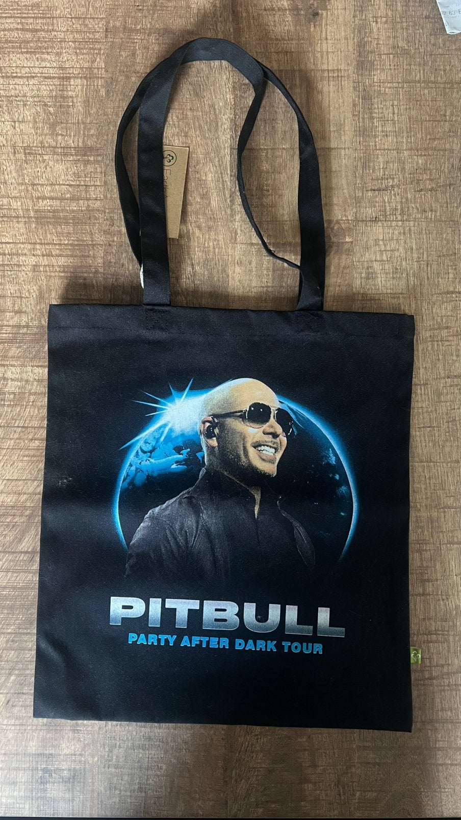 Pitbull Party After Dark Tour Tote Bag, Ophalen of Verzenden, Zo goed als nieuw, Zwart