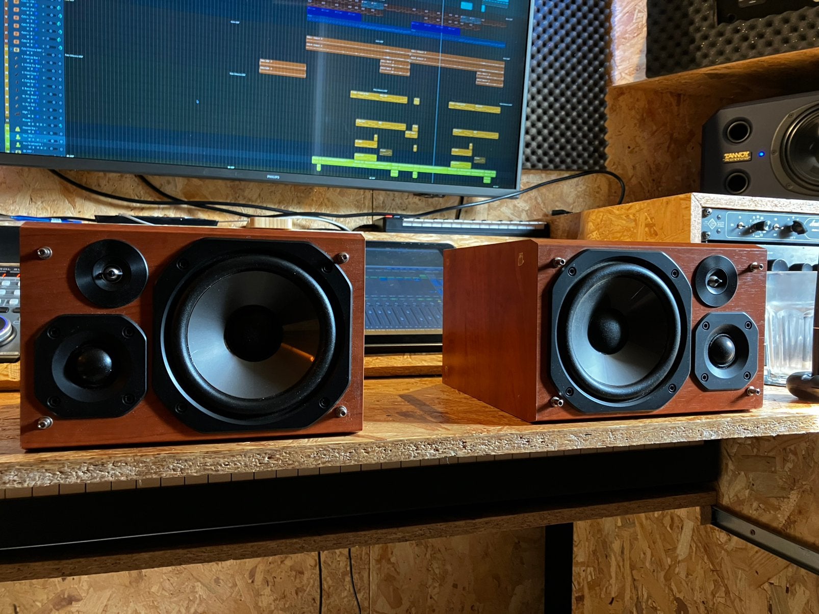 3-weg passieve bookshelve speakers. Parasonic sp-pmx1, Ophalen of Verzenden, Zo goed als nieuw, Minder dan 60 watt, Overige merken