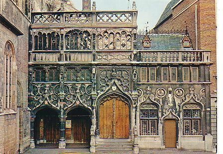 Ansichtkaart	Brugge (België)	H. Bloedbasiliek, Verzenden, 1960 tot 1980, Ongelopen, West-Vlaanderen