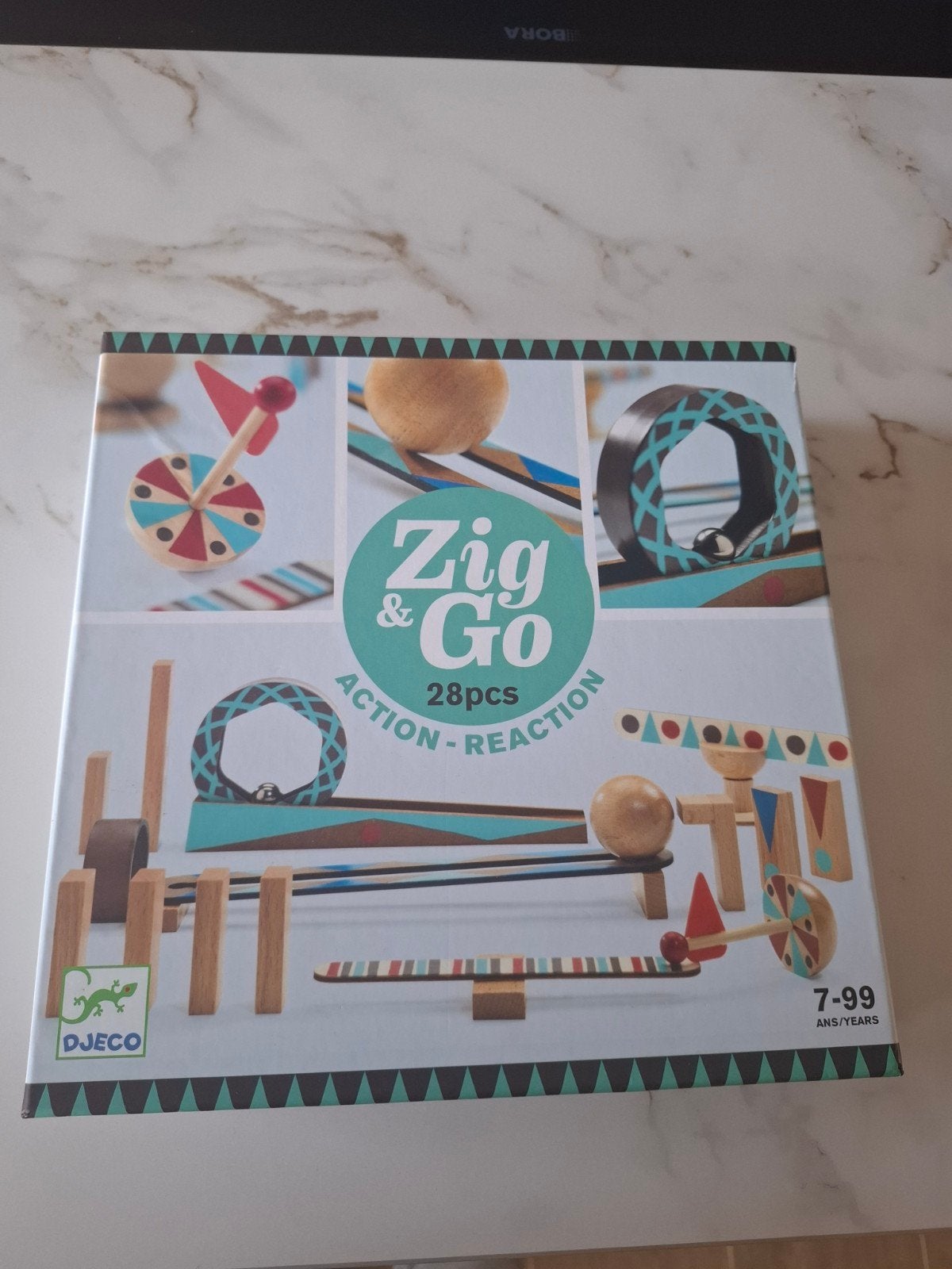 zig & Go actie reactie baan Djeco, Ophalen of Verzenden, Zo goed als nieuw, Bouwen