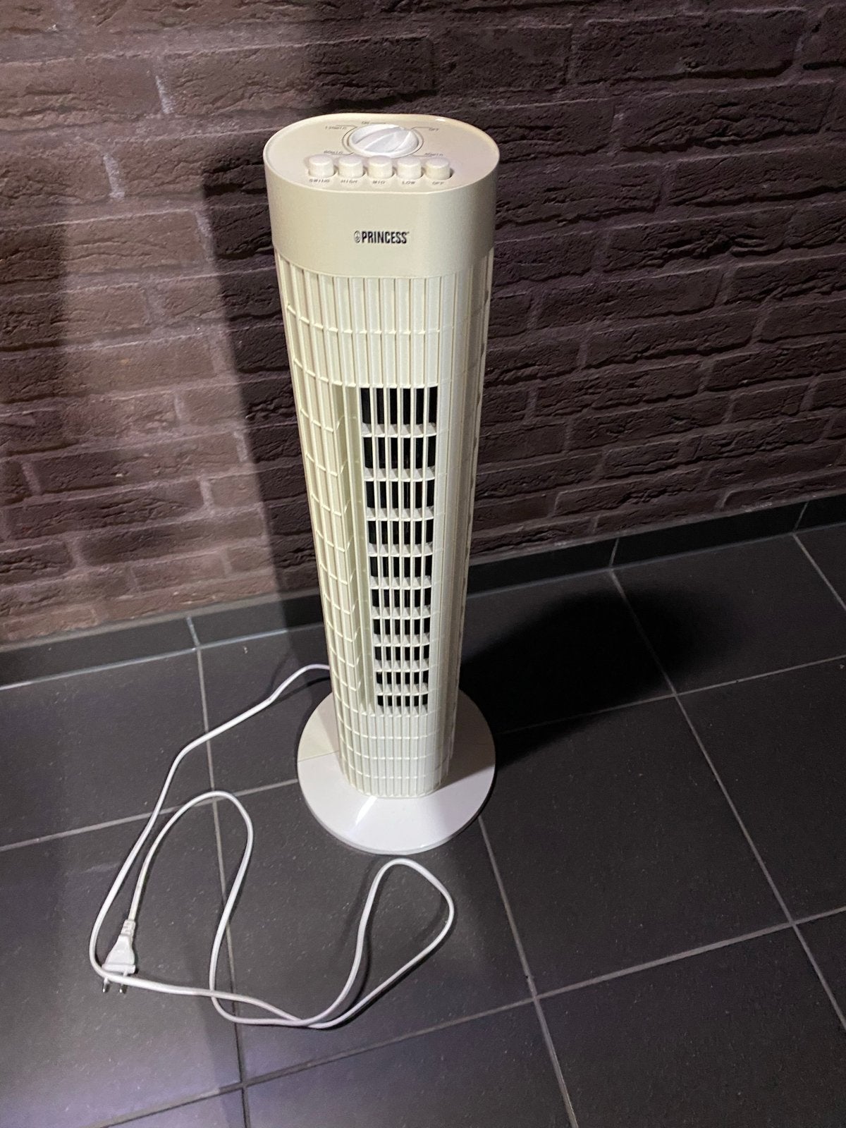 Princess Torenventilator - 76cm hoog met timerfunctie, Ophalen of Verzenden, Zo goed als nieuw, Torenventilator