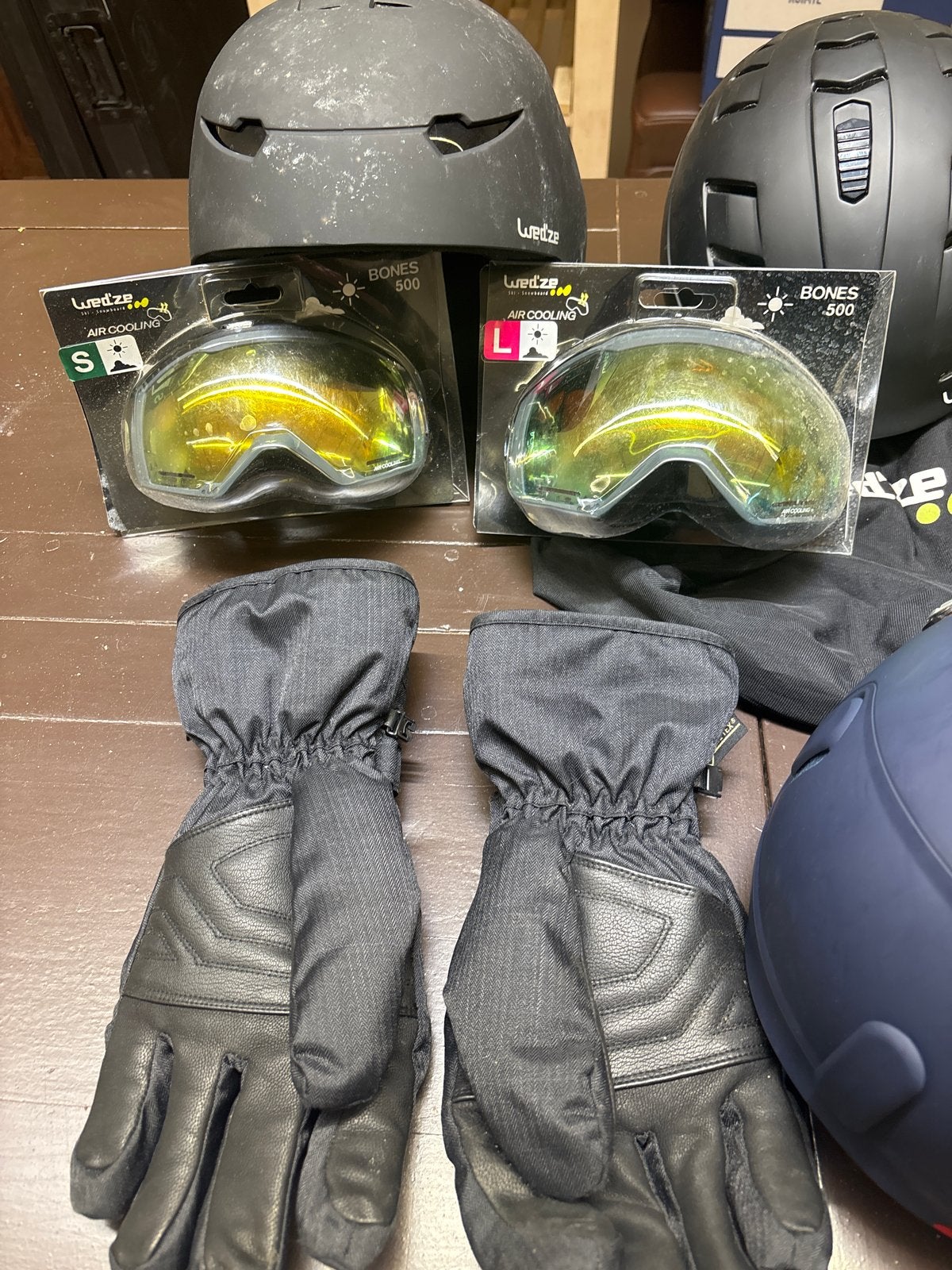 Ski/Snowboard Helmen, Skibrillen en Handschoenen, Ophalen, Overige typen, Wed'ze, Maat 46/48 (XL) of groter