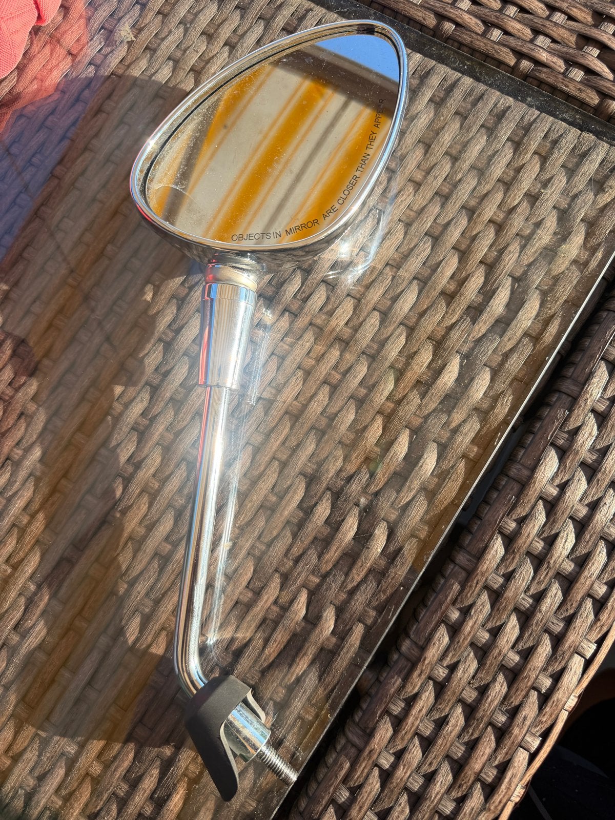 Rechter spiegel chrome vespa sprint, Ophalen of Verzenden, Nieuw, Vergrootglas of Loep