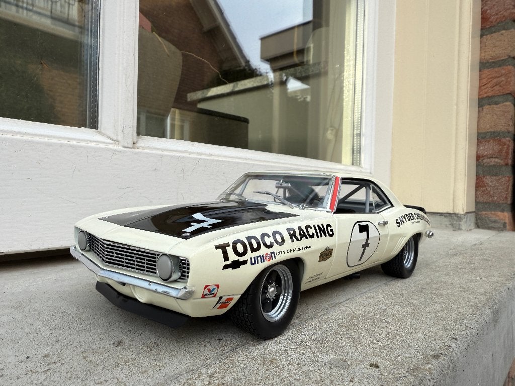 1:18 Chevrolet Camaro Trans Am #7 Todco Racing 1969 GMP 1302, Hobby en Vrije tijd, Overige merken, Auto, Info@acmediecast.com