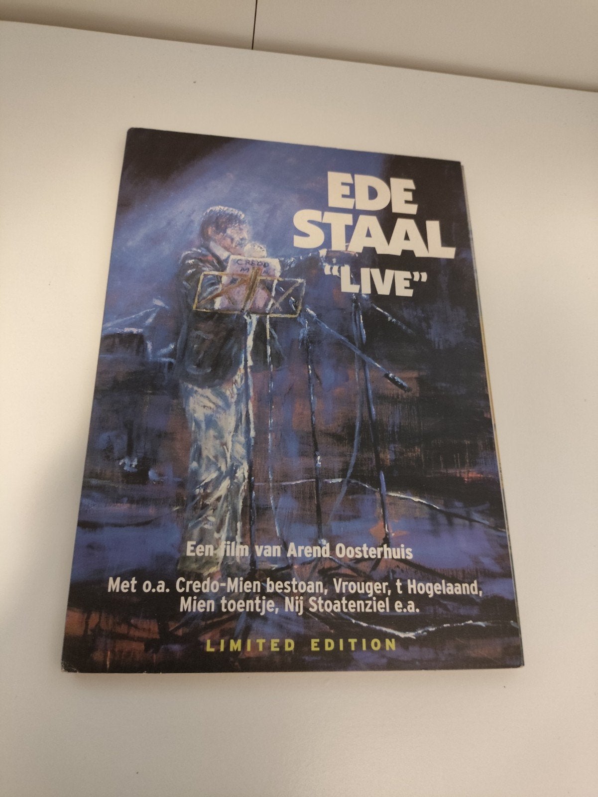 Ede Staal "Live" Limited Edition DVD, Alle leeftijden, Nederlands, Inclusief boekje, Zo goed als nieuw