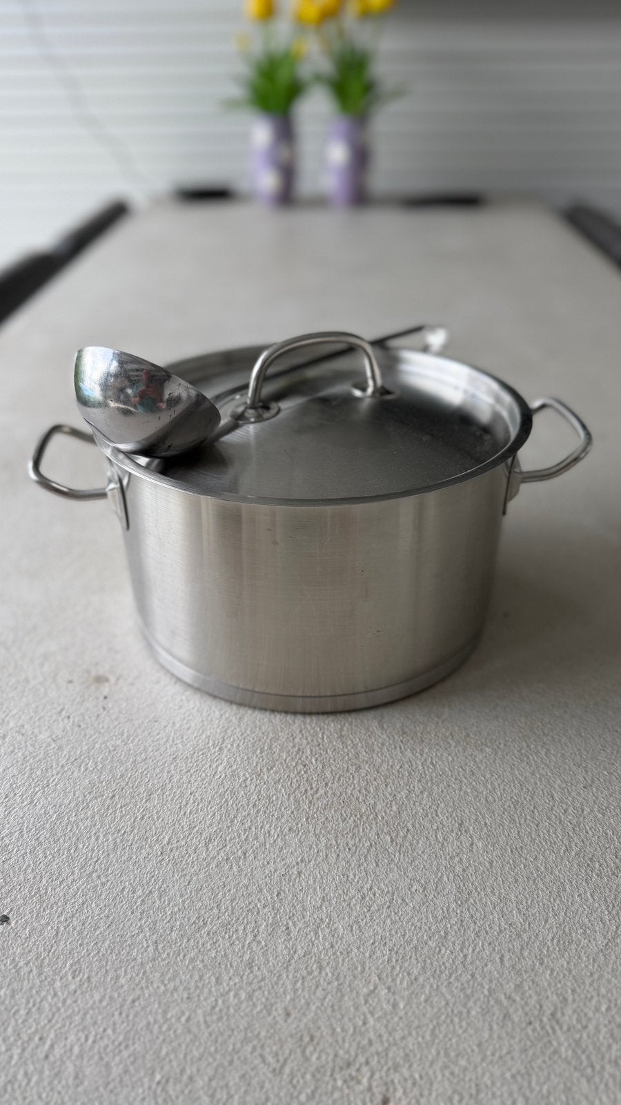 5 liter Sola pan (gebruikt op gas), Gebruikt, Met deksel, Aluminium, Ophalen of Verzenden