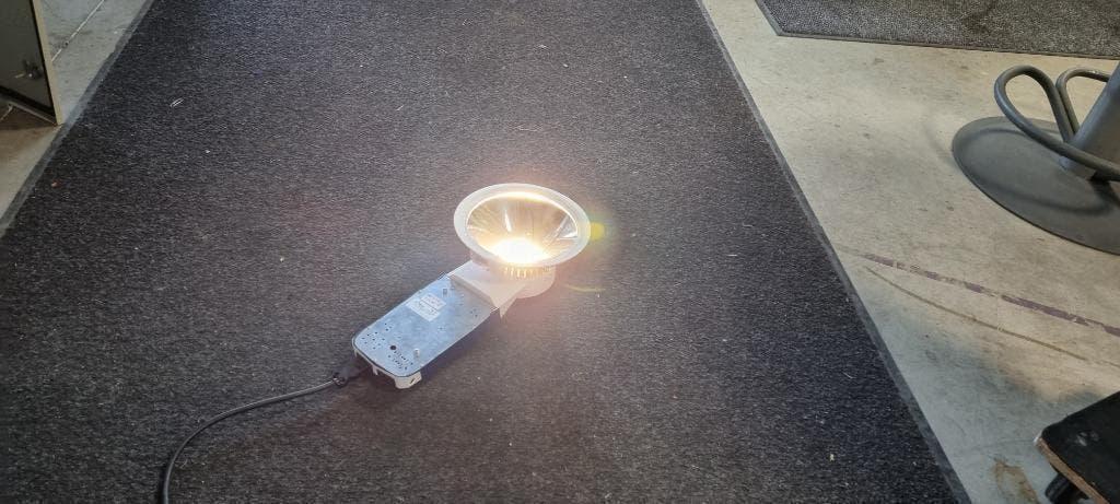 2X PROFESSIONELE   LED INBOUW SPOT COMPLEET MET DRIVER, Ophalen, Nieuw, Metaal of Aluminium, Led