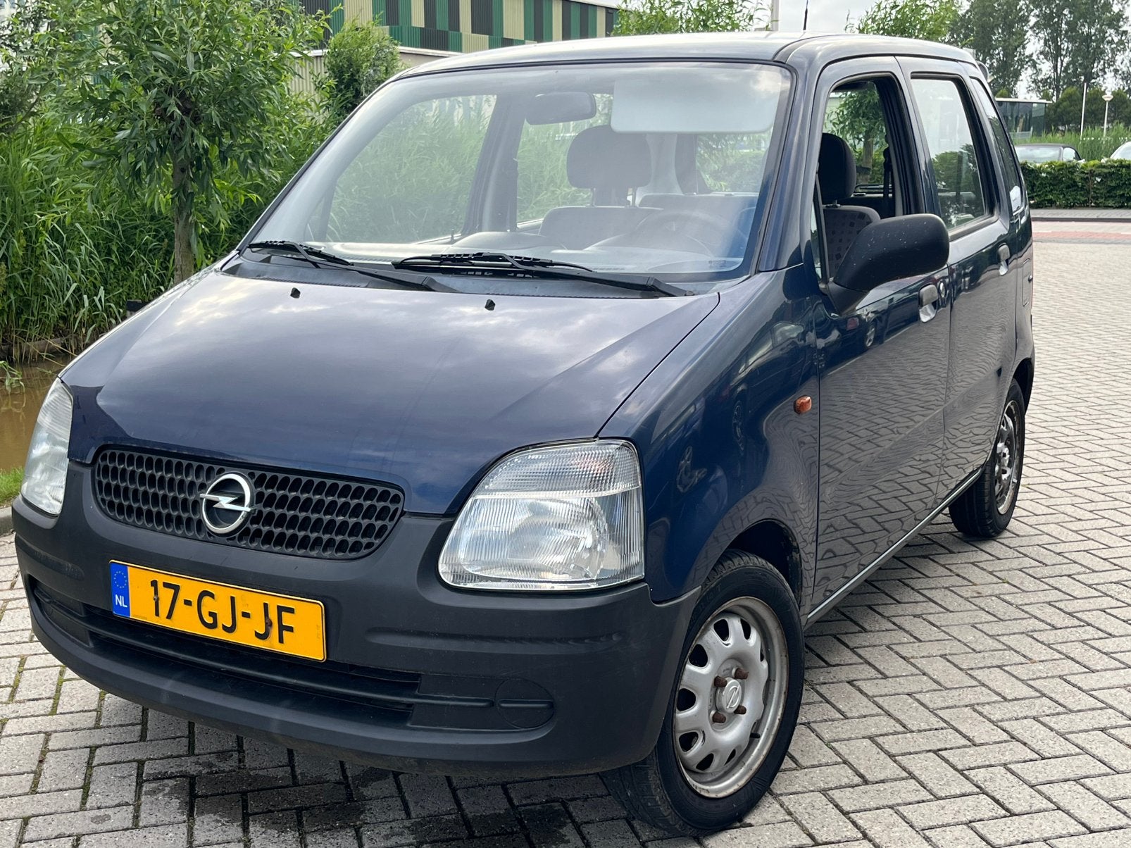Opel Agila 1.0 I 12V Blauw  STUURBEKR / ELECTR RAMEN / APK, Voorwielaandrijving, 40 €/maand, 973 cc, Origineel Nederlands