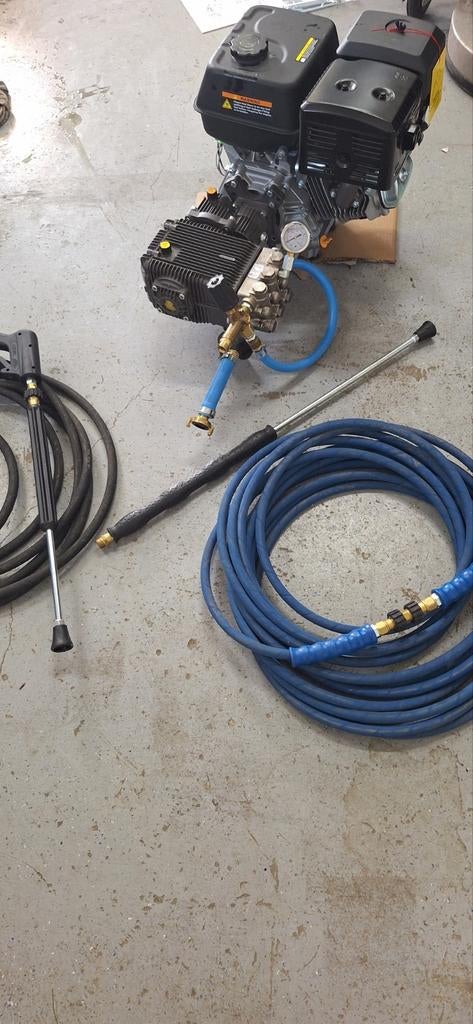 Hogedrukreiniger benzine 140 bar 22 l/min (nieuw), Ophalen, Nieuw, Benzine