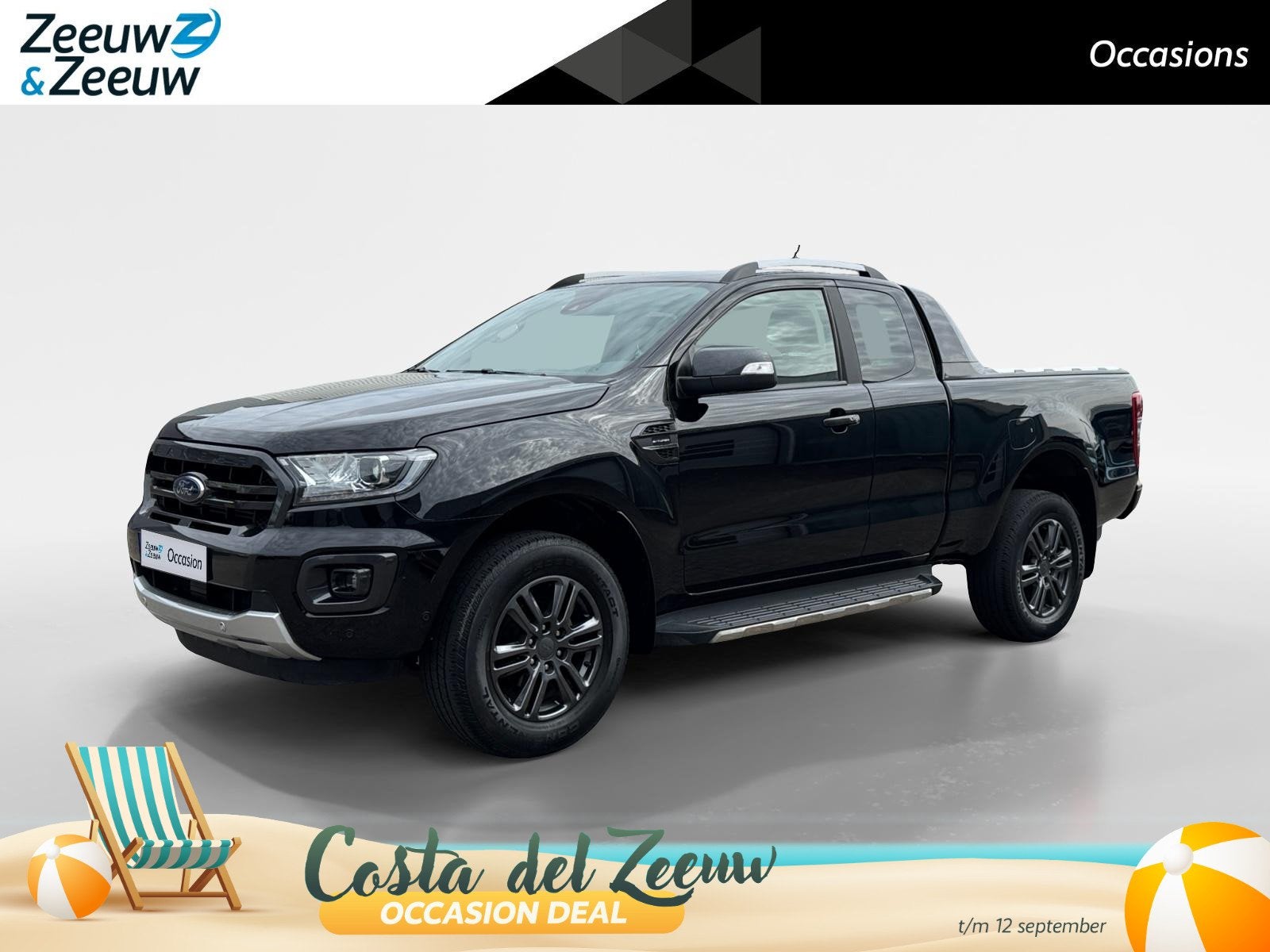 Ford Ranger 2.0 EcoBlue Wildtrak Supercab | NL auto | Dealer, Auto's, Ford, Dealer onderhouden, Gebruikt, 4 cilinders, Met garantie (alle)