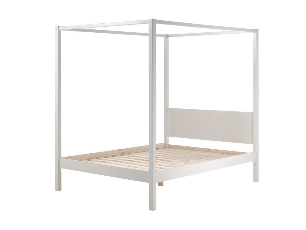 Pino hemelbed 2-persoons - 140 x 200 -Wit, Niet ingevuld, Niet ingevuld, Niet ingevuld