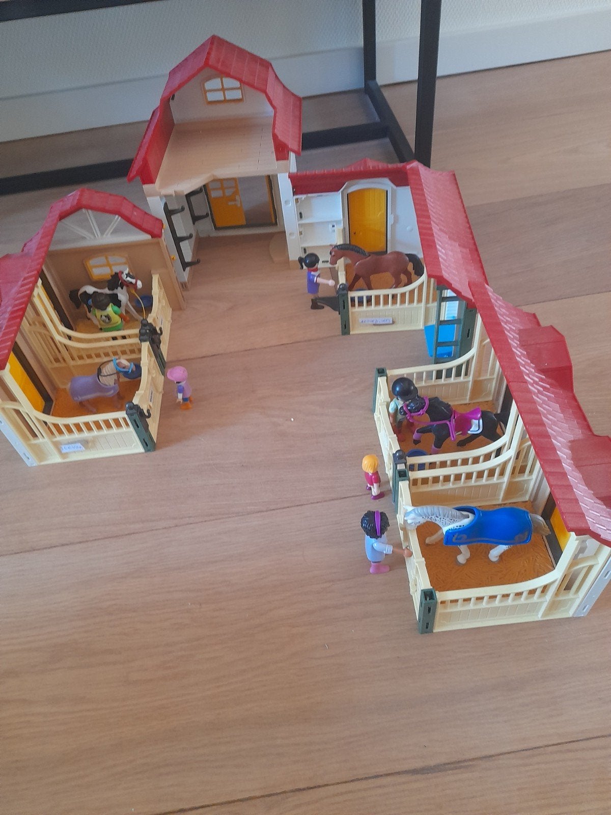 paarden playmobil, Ophalen of Verzenden, Gebruikt, Poppenhuis