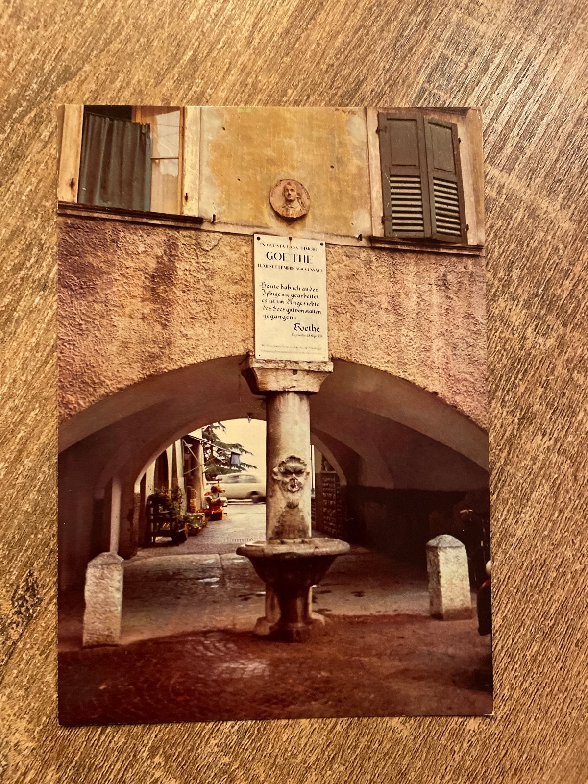 Ansichtkaart Torbole, Lago di Garda - Casa di Goethe, Ophalen of Verzenden, 1960 tot 1980, Ongelopen, Italië