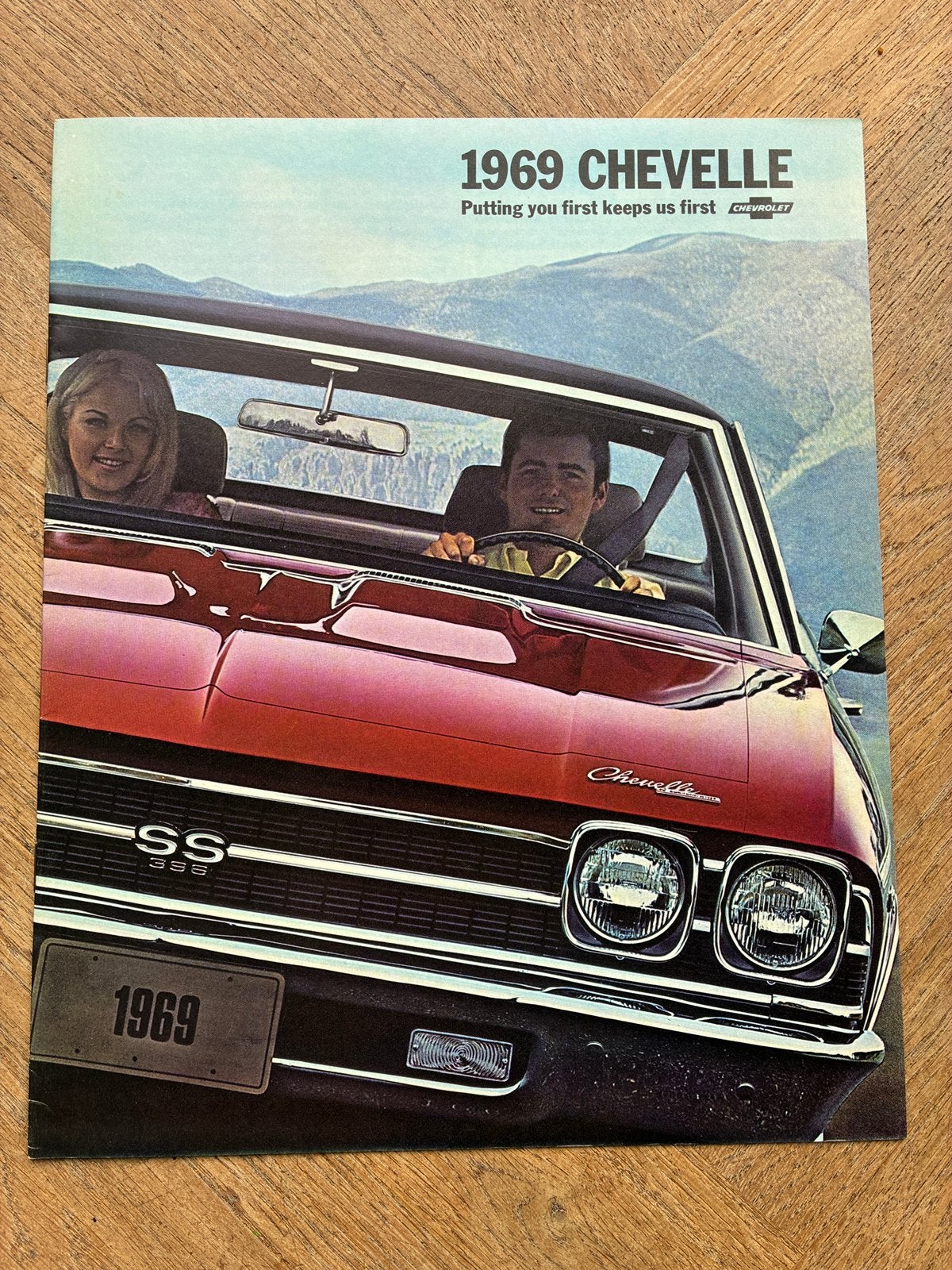 1969 Chevrolet Chevelle brochure Canada, Boeken, Auto's | Folders en Tijdschriften, Verzenden, Zo goed als nieuw, Chevrolet