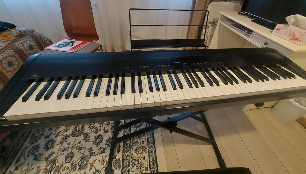 Kawai ES6 elektrische Piano - Zo goed als nieuw, Zwart, Digitaal, Ophalen of Verzenden, Zo goed als nieuw