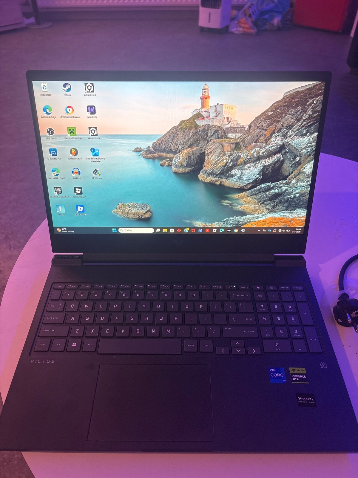 HP Victus Gaming Laptop i7-13700H RTX 4070 16GB RAM 1TB SSD, Computers en Software, Met videokaart, 2 tot 3 Ghz, Qwerty, Ophalen of Verzenden