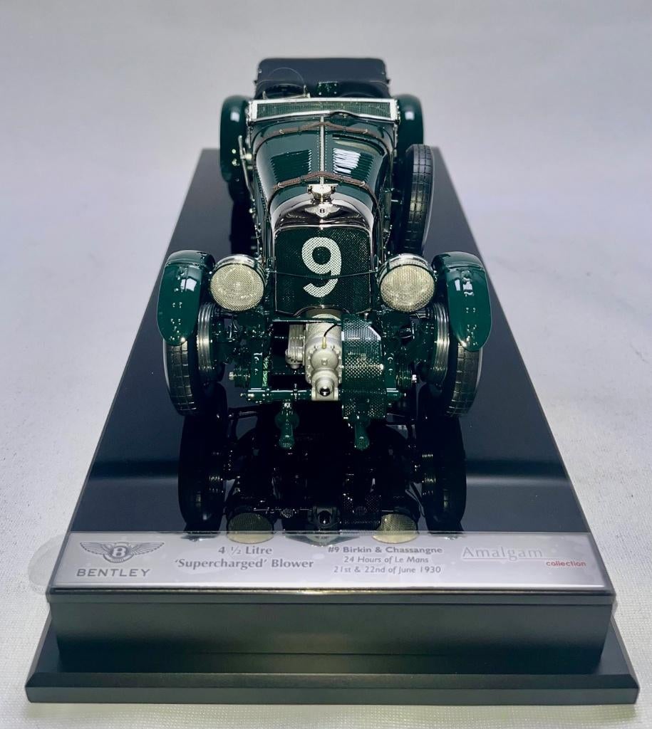 Bentley Blower #9 LeMans 1930 1:18 van Amalgam, Hobby en Vrije tijd, Modelauto's | 1:18, Ophalen of Verzenden, Nieuw, Auto, Overige merken