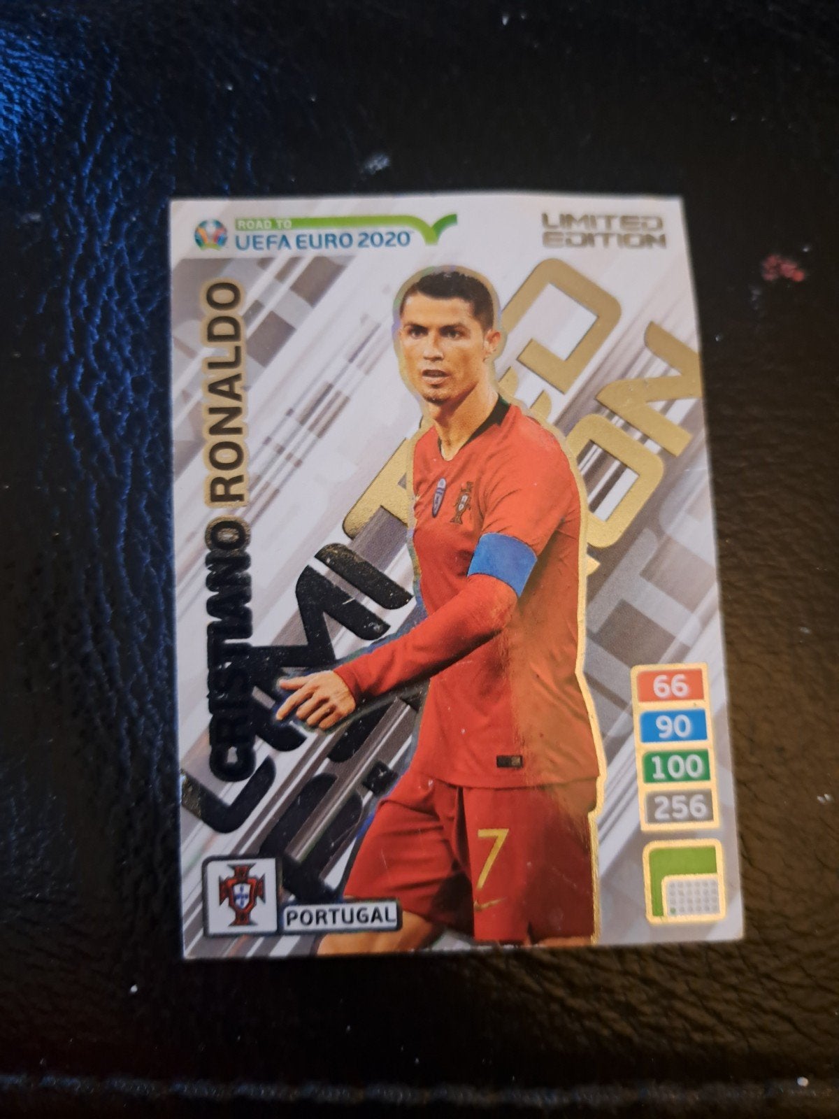 Cristiano Ronaldo Limited Edition ek 2020 kaart, Verzamelen, Sportartikelen en Voetbal, Zo goed als nieuw, Spelerskaart, Buitenlandse clubs