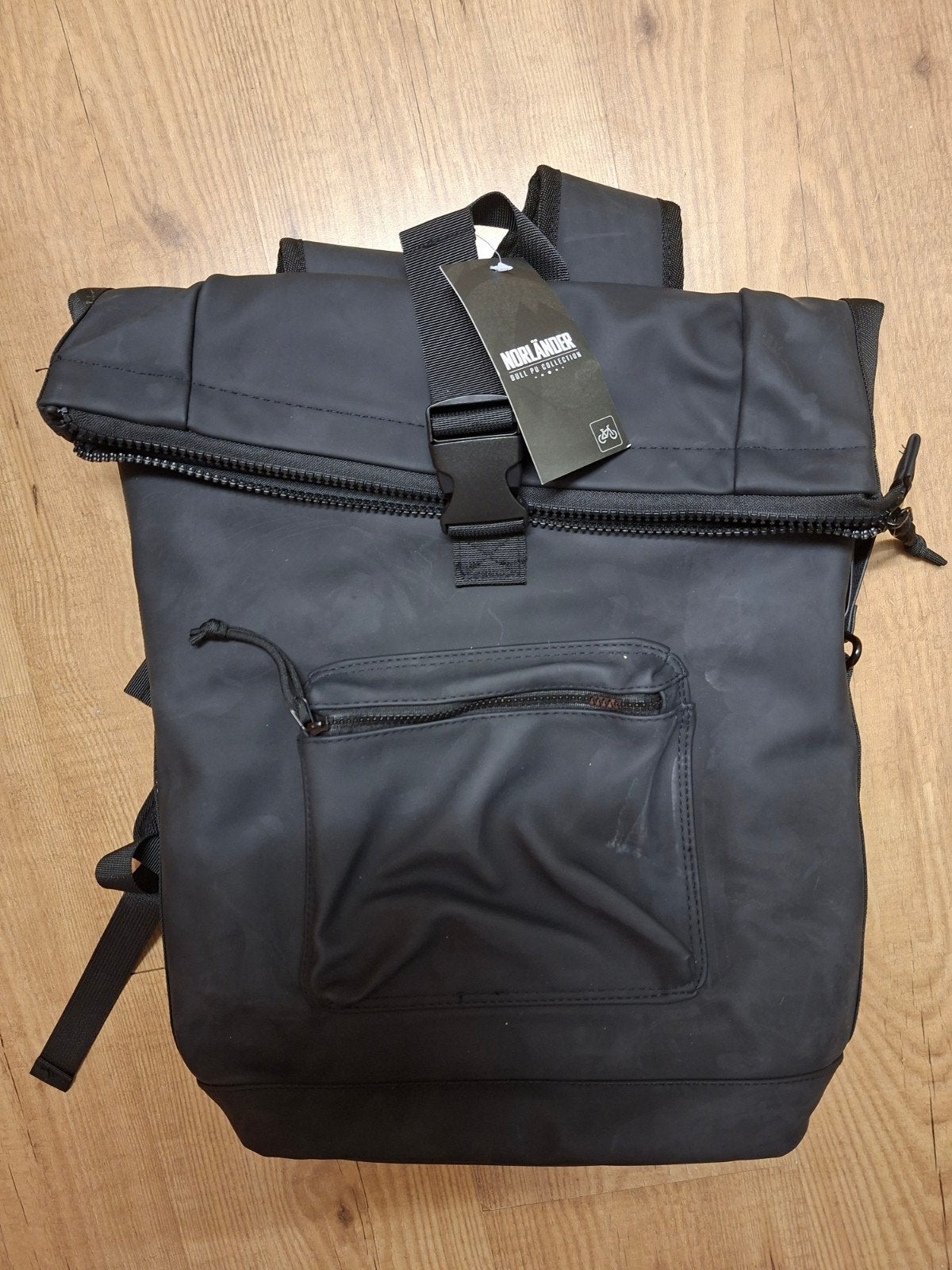 Norländer Roll-Top Rugzak - Zwart, Waterdicht, 25 tot 40 cm, Nieuw, Waterdicht, Ophalen