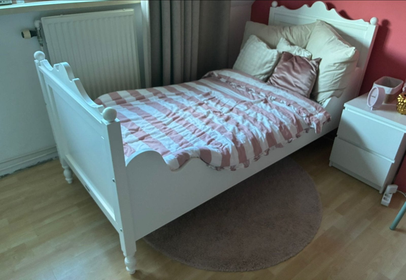 Bopita bed 96x208 cm (bxl) - Wit, Ophalen, Gebruikt, Eenpersoons, Wit