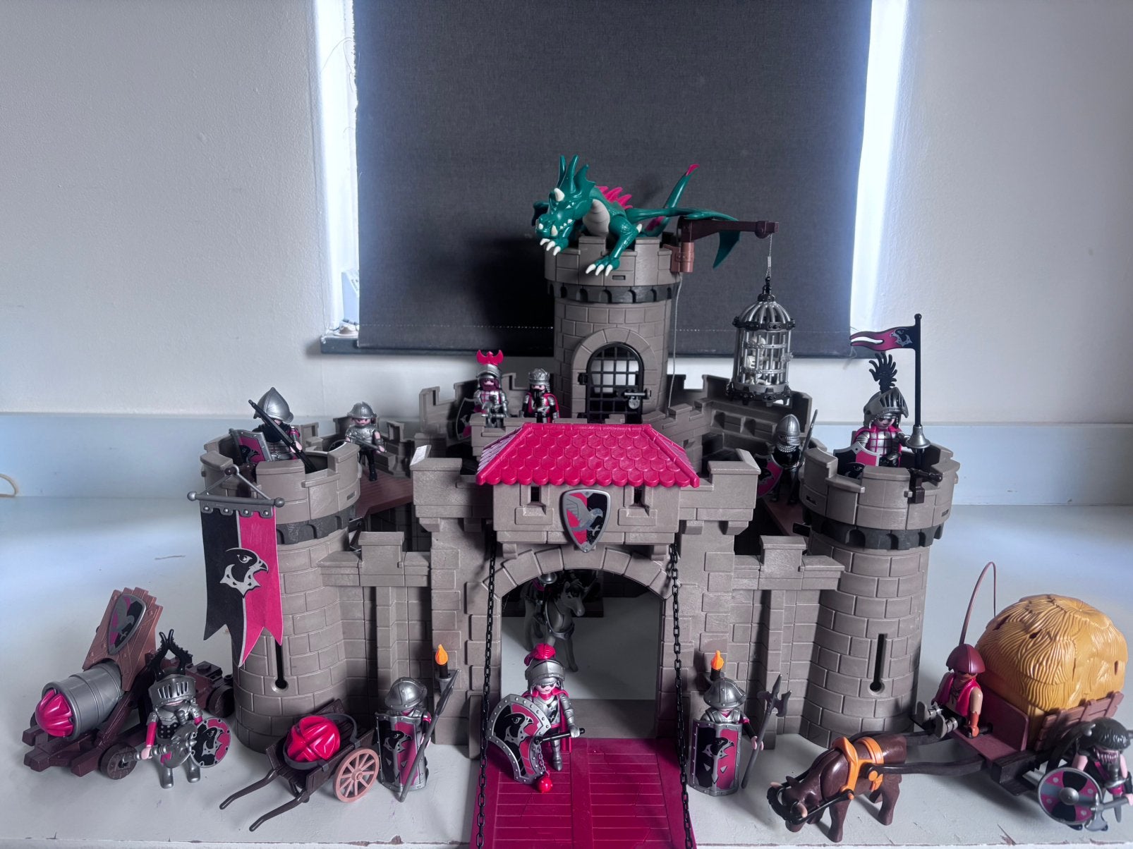Playmobil kasteel ridders Valkenridders, Ophalen of Verzenden, Gebruikt, Complete set