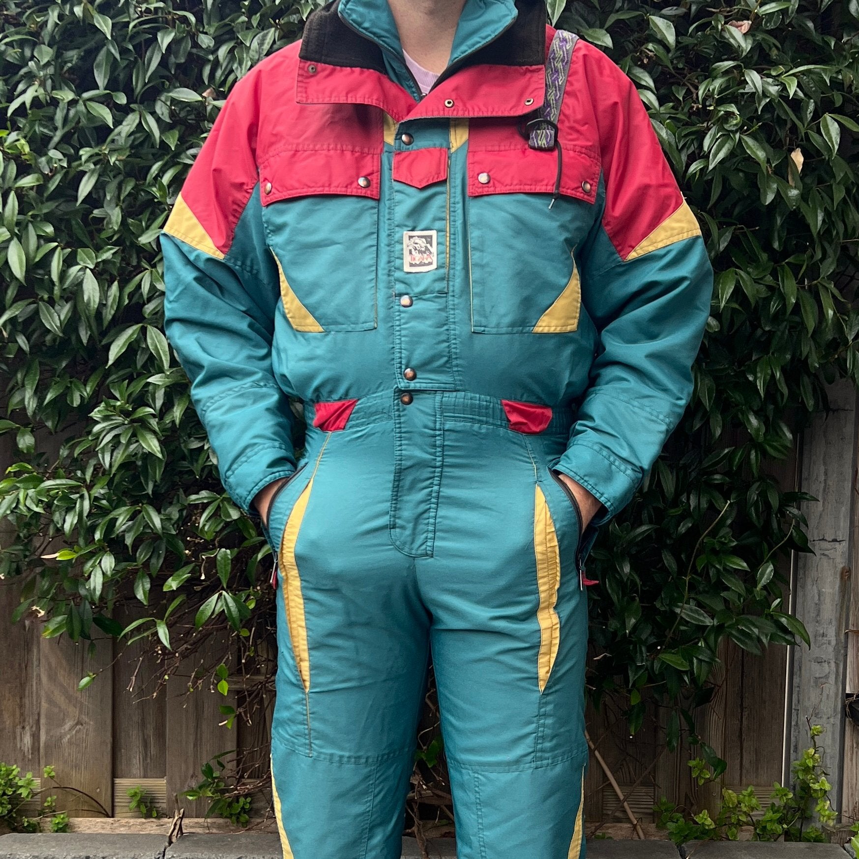 Vintage Retro Skipak (S/M), Ophalen of Verzenden, Gedragen, Maat 48/50 (M), Pak
